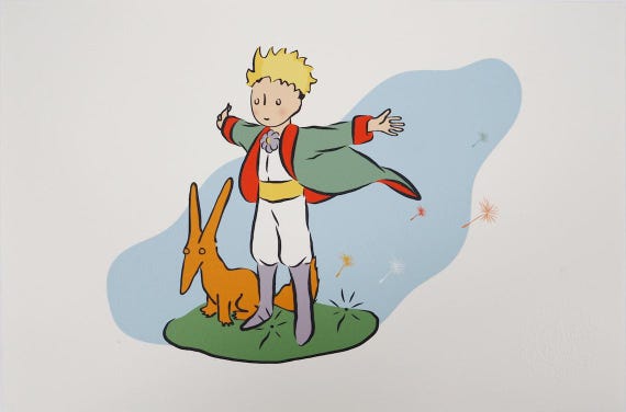 Antoine DE SAINT-EXUPERY: the Little Prince and the Fox