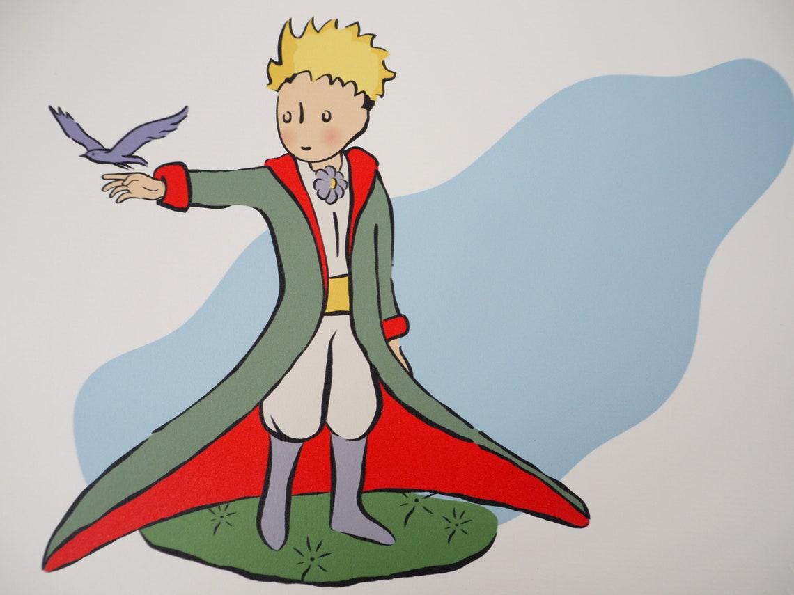Antoine DE SAINT-EXUPERY: the Little Prince and the Bird