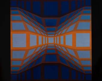 Victor VASARELY: KEK Eg II - Heliogravure