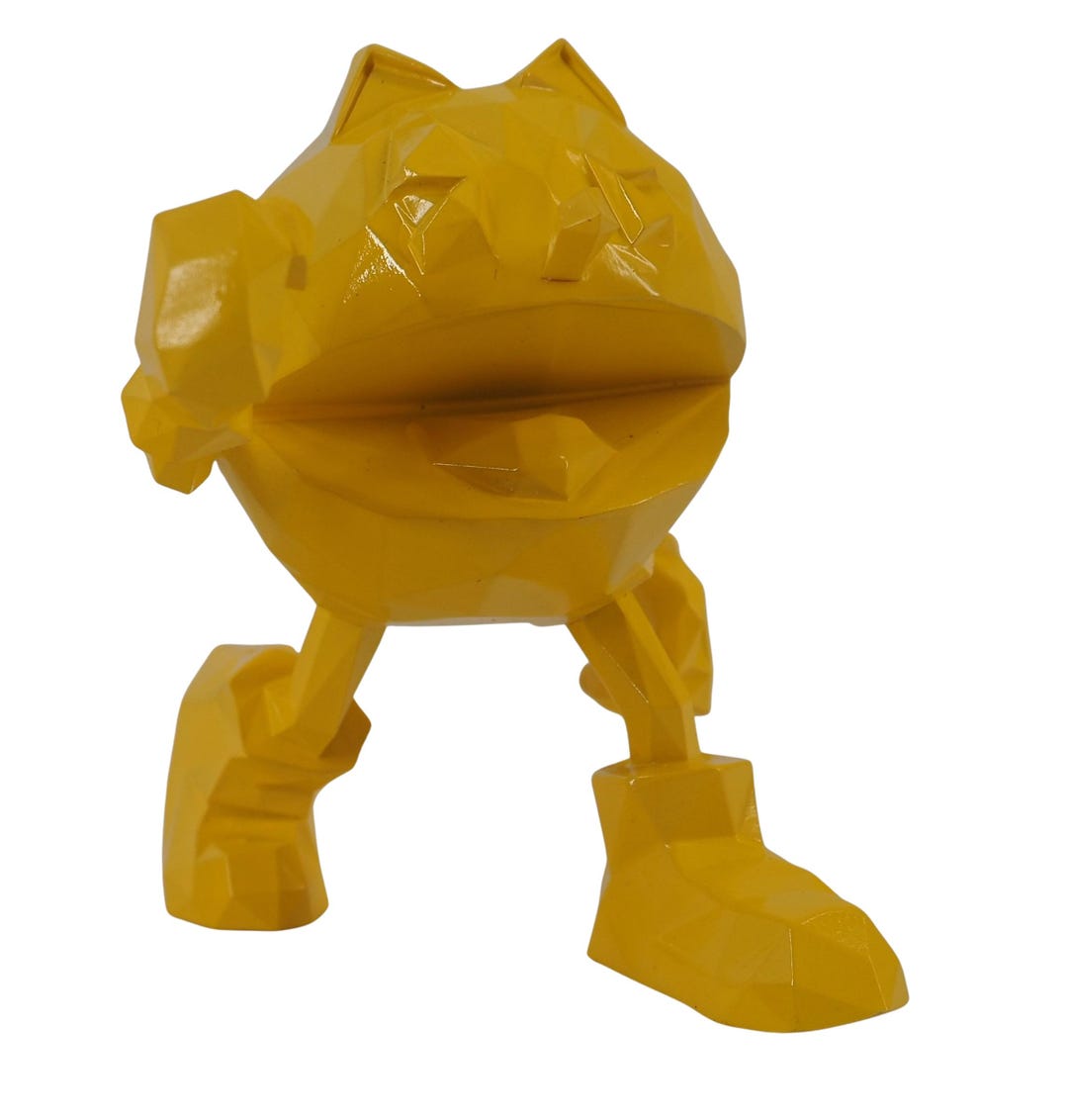 Yellow Pacman First Design Richard ORLINSKI: Pac-man Mini (yellow Edition) - Original Sculpture - Etsy
