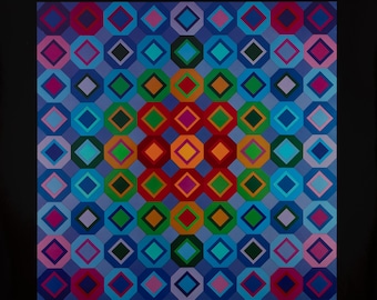 Victor VASARELY : FOLKOKTA - Héliogravure