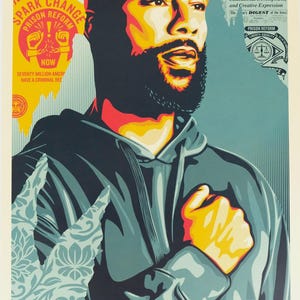Shepard FAIREY (OBEY): Reconnect - Original signed lithograph