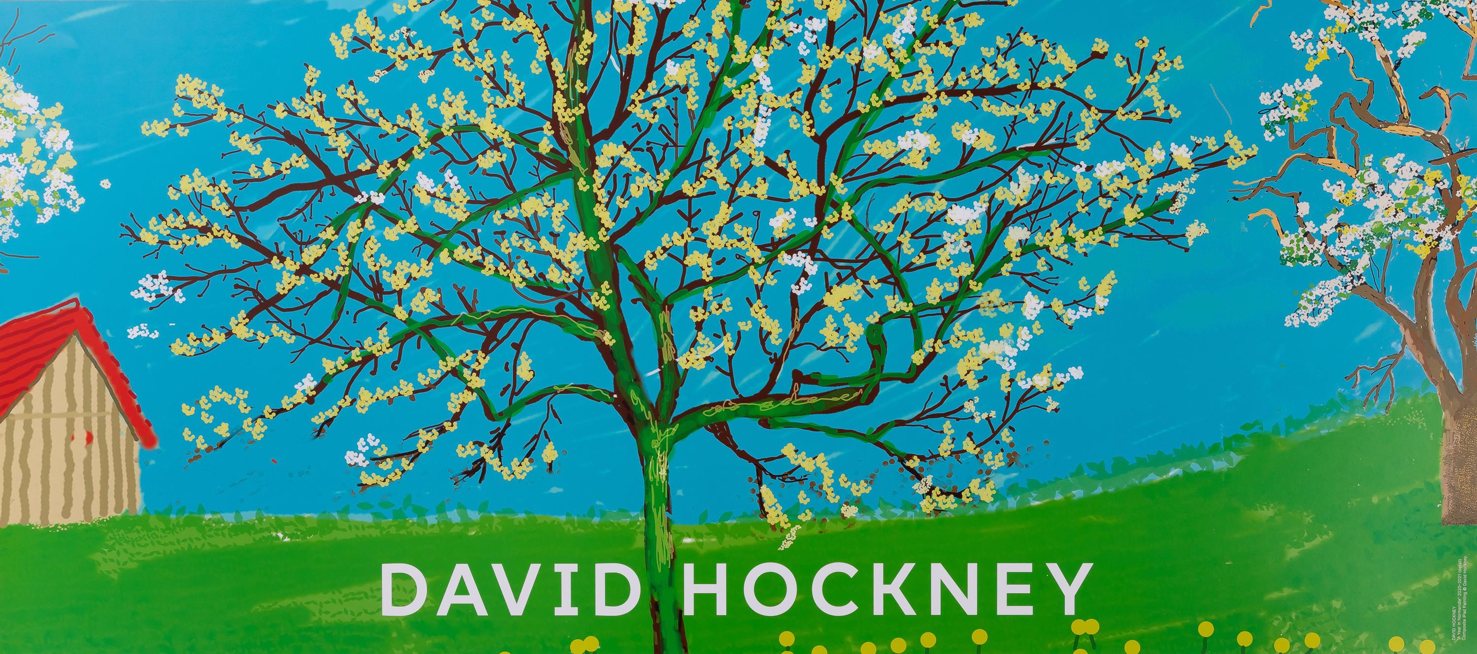 David Hockney: the Cherry Tree in Blossom - Original Color Poster