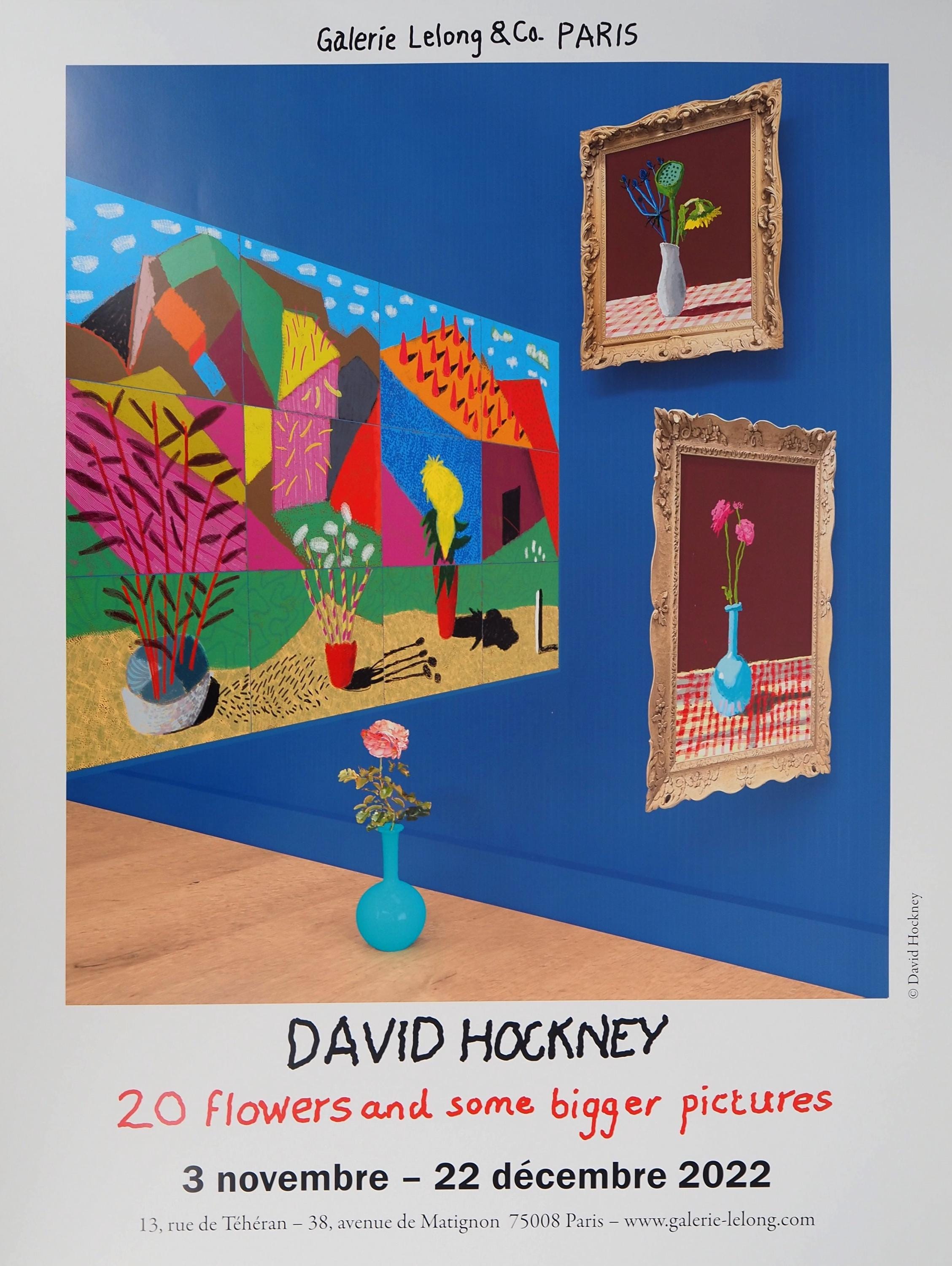 David Hockney: 20 Flowers and Some Bigger Pictures - Original