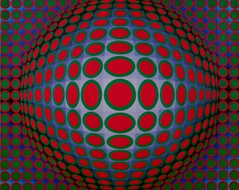 Victor VASARELY : VEGA TEK - Héliogravure