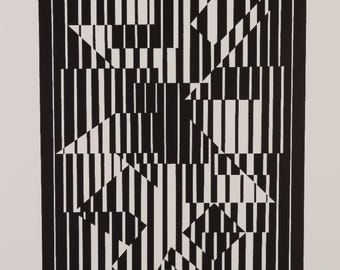 Victor VASARELY: ILAVA - Offset print 1973