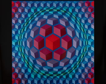 Victor VASARELY: CHEYT MC 4 - Heliogravure