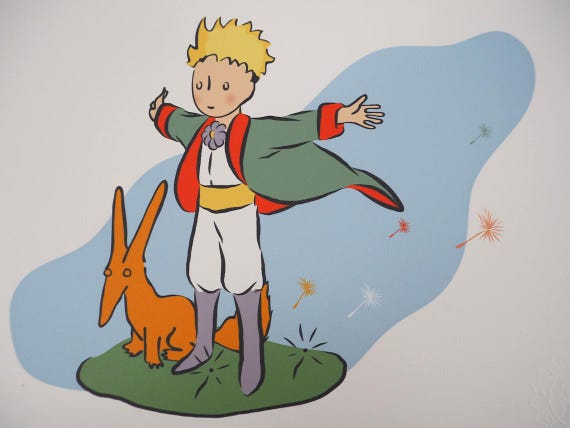 es Feher イラスト Saint-Exupéry 全集全3巻揃い Antoine DE SAINT-EXUPERY: the Little Prince and the Fox