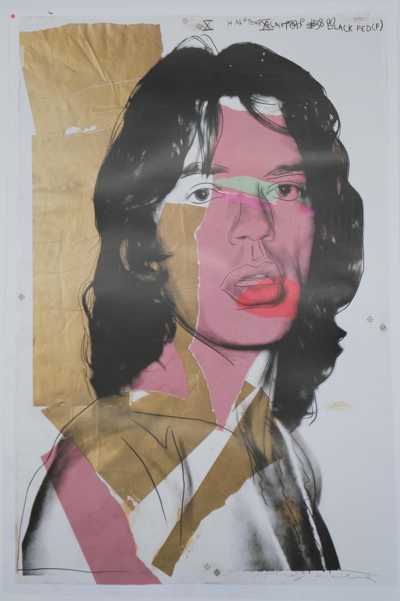 Mick jagger andy warhol poster - Etsy 日本