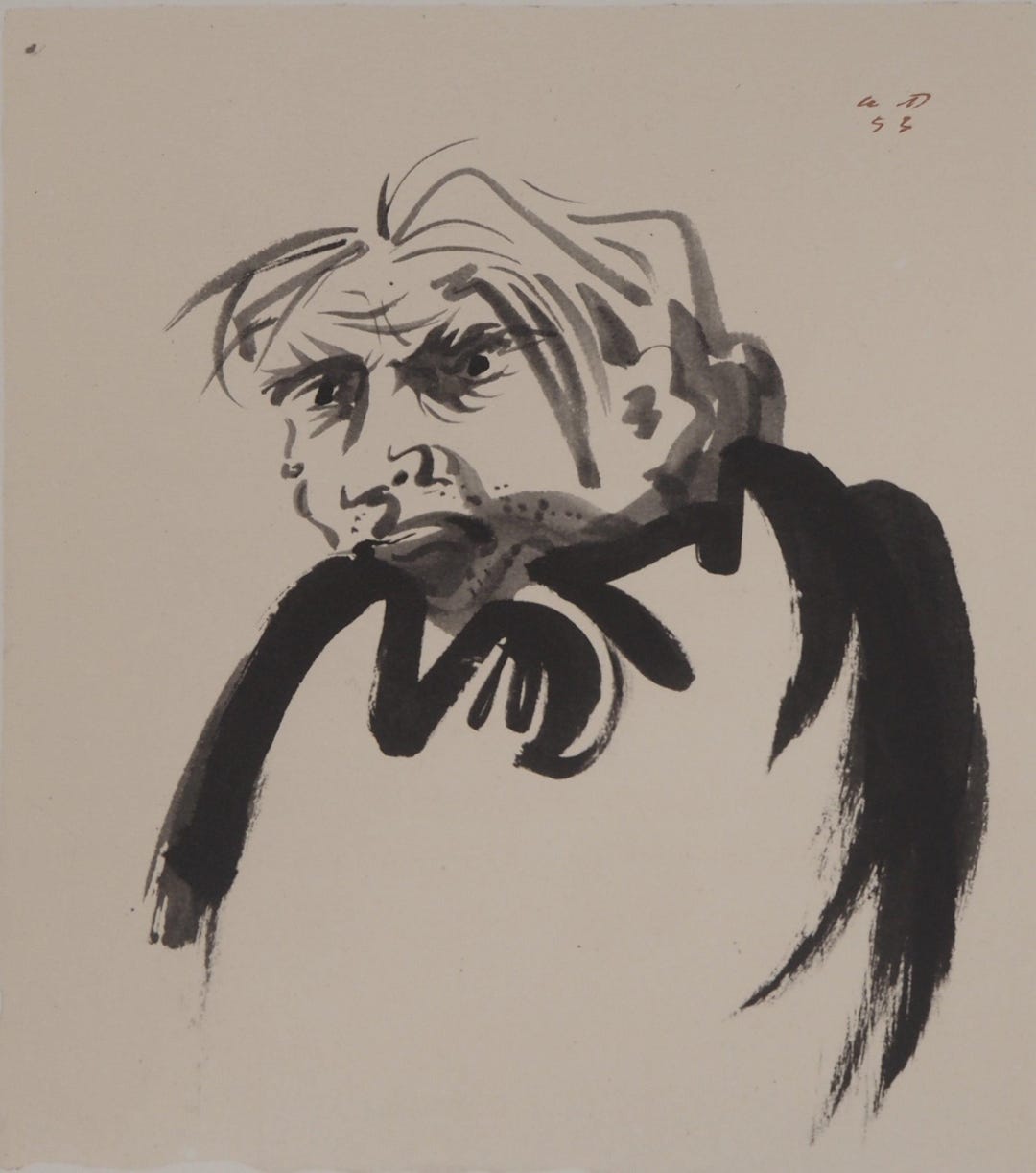 André Masson: Zen Self-portrait - Signed Lithograph - Etsy