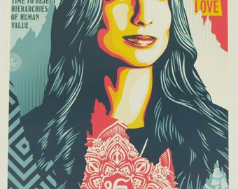 Shepard FAIREY (OBEY): Renacimiento - Litografía original firmada