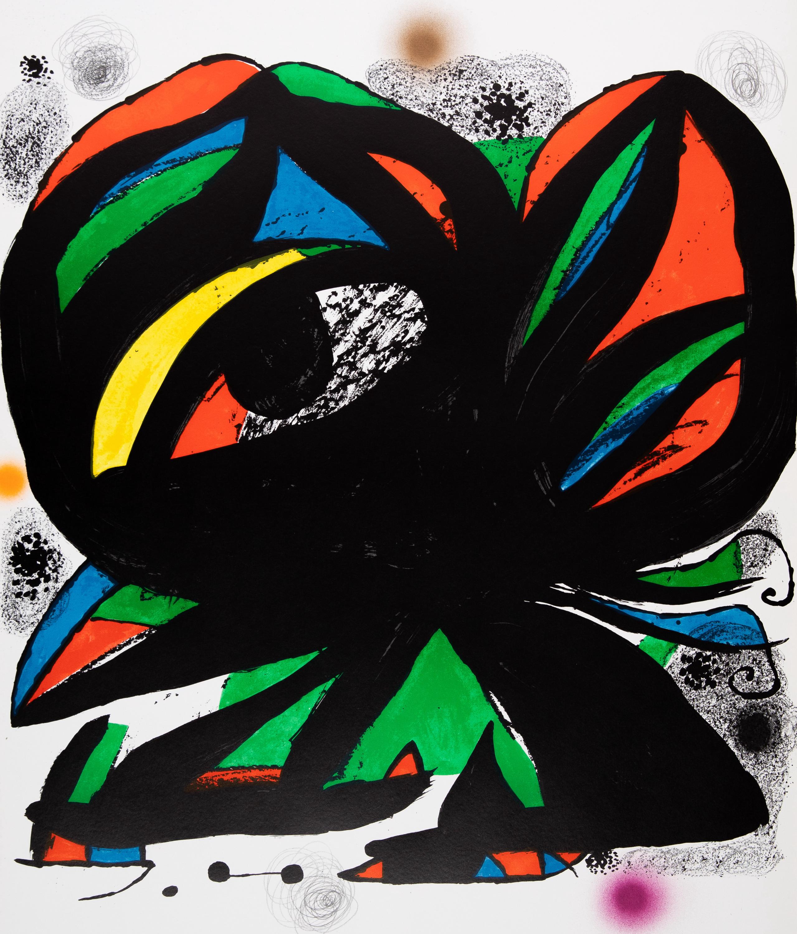 ジョアン　ミロ　　リトグラフ ジョアン・ミロ: Expo 76 Fundacio Miro - オリジナルのリトグラフ