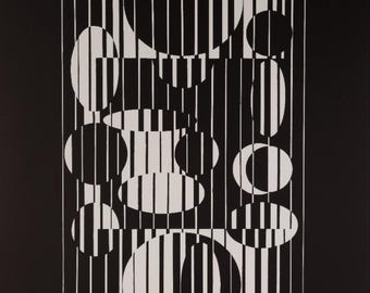 Victor VASARELY: IACA - Offset print 1973