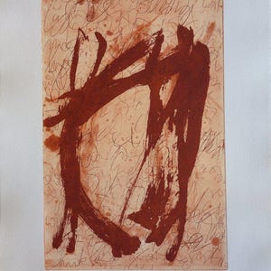 ABELE: Abstract composition - Original signed engraving