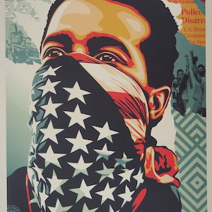 Shepard FAIREY (OBEY): American Rage - Original Signed Lithograph
