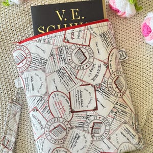 Library Cards Regular Size Book Sleeves | Cute Book Sleeves | Book Sleeves w/ Zipper & Wrist Strap | Bookish Accessories | Gifts for Readers Library Cards Regular Size Book Sleeves | Cute Book Sleeves | Book Sleeves w/ Zipper & Wrist Strap | Bookish Accessories | Gifts for Readers