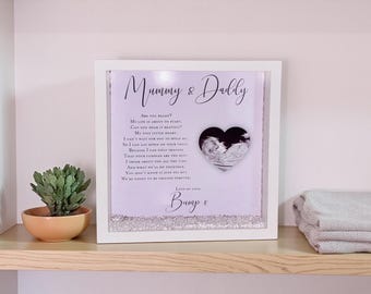 Personalized Pregnancy Scan Frame: New Parent Keepsake, Pregnancy announcement