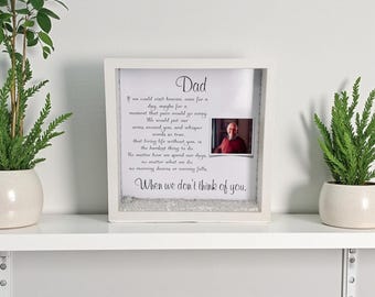 Personalised Memorial Photo Frame: Sympathy gift, Bereavement. Loss. Condolences gift