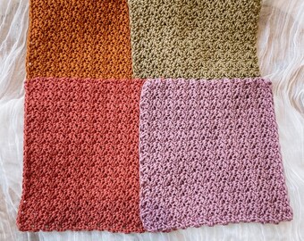 Lot de 2 lavettes au crochet