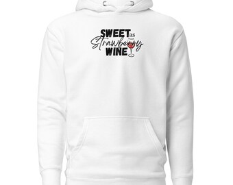 Sweat à capuche vin doux