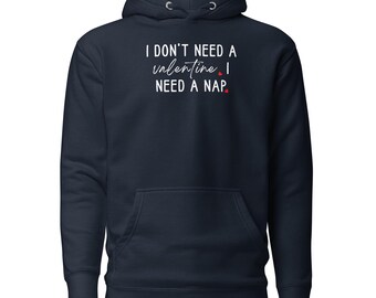 Sweat à capuche Nap Me Please (ajusté haut de gamme)