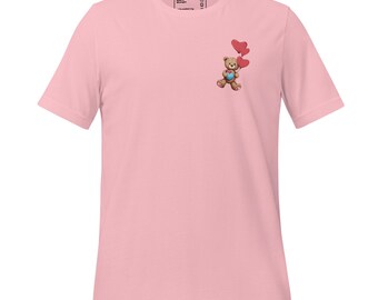 T-shirt ballons ours en peluche (unisexe)