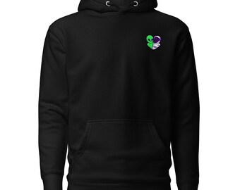 Sweat à capuche Alien Spaceperson Love