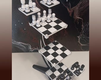 Vintage 1994 Star Trek Tri-dimensional Chess Pieces: Franklin Mint