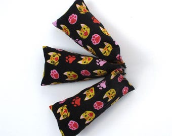 Catnip Toys, Set of 3 Small Cat Emoji Toys