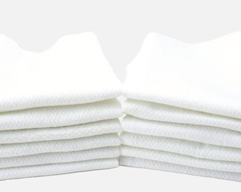 Prewashed Reusable Paperless Towel, Absorbent Bird’s Eye Cotton Napkin