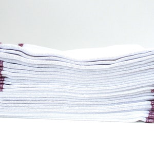Plum Purple Paperless Towels Reusable Birdseye Cotton Napkins image 7