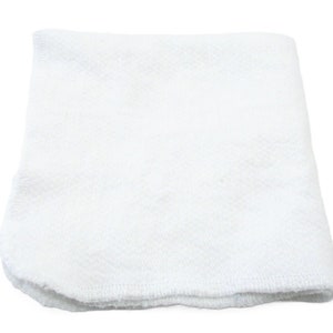 Cotton Paperless Towels, 12 Purple Bordered Reusable Napkins bild 8