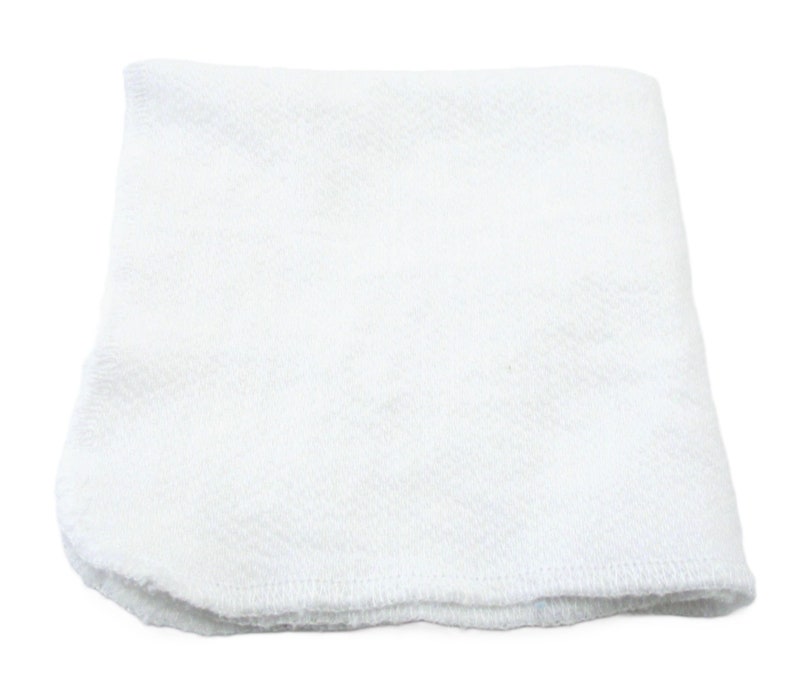 Cotton Paperless Towels, 12 Purple Bordered Reusable Napkins bild 8