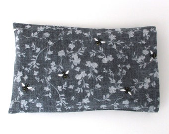 Honey Bee Heat Pack with Removable Washable Cover - 7x 4 1/2 inches