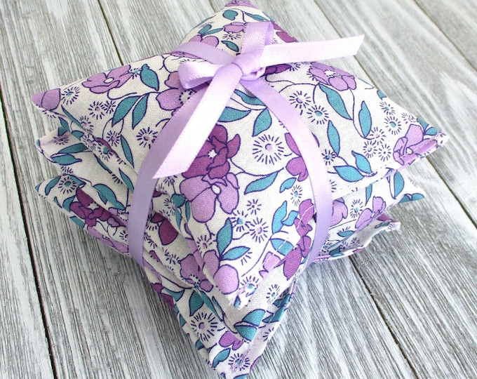 French Lavender Sachets in a Fresh Floral for Serenity and an Aromatherapy Escape