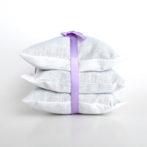 Lavender Dryer Sachets 2 Sets of 3 3/4 x 3 3/4 image 3