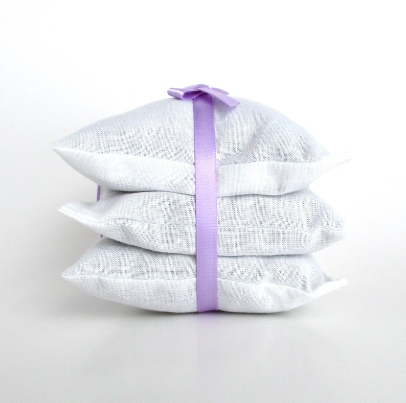 Lavender Dryer Sachets 2 Sets of 3 3/4 x 3 3/4 image 3