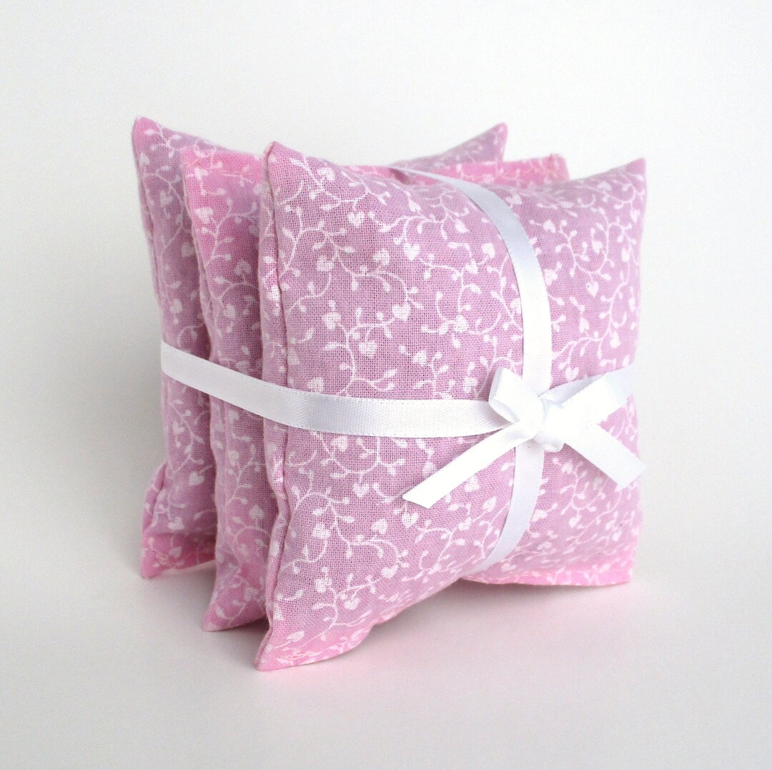 Lavender Sachets Pink Heart Aromatherapy Sachets Valentines Day Gifts ...