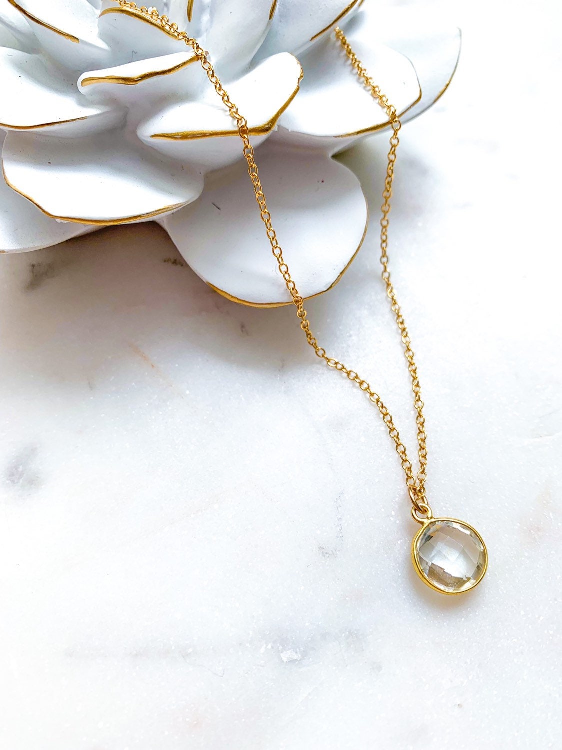simple gold necklace labradorite gemstone turquoise sapphire necklace Oval gemstone necklace layering necklace sapphire birthstone