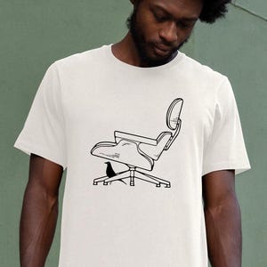 Eames Lounge Chair with Bird T-shirt
