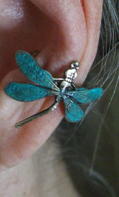 Dragonfly ear cuff Clearance