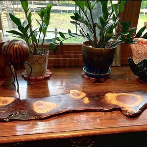 Live Edge Center Piece Charcuterie Board