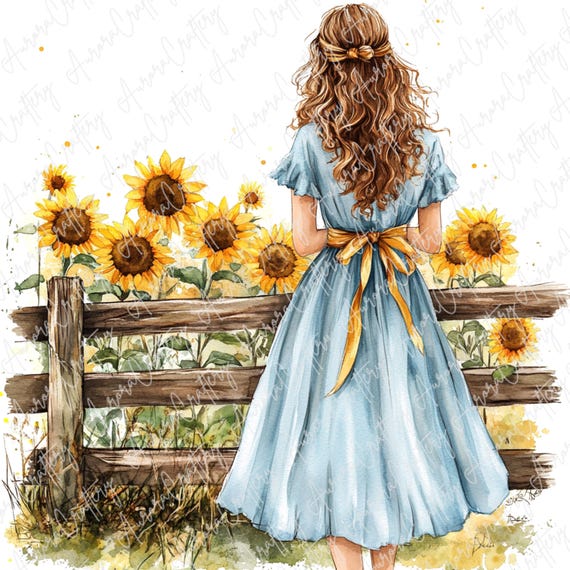 blue dress with sunflowers UO Blue Julia Sunflower Print Mini Dress