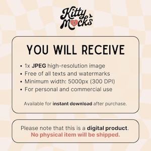 May include: A digital product listing for a high-resolution JPEG image. The image is free of text and watermarks, has a minimum width of 5000 pixels at 300 DPI, and is available for personal and commercial use. The text "Kitty Mocks" is in a pink heart with a keyhole in the center.