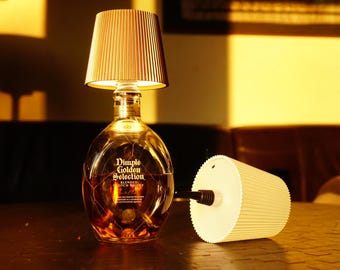 LED bottle light, modern table lamp, wireless bottle lamp, bottle stopper, dimmable lamp, ambience lamp, bar lamp, gift idea