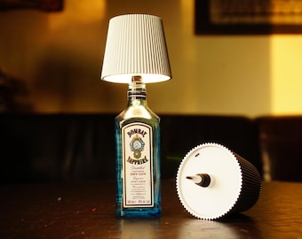 LED bottle light, modern table lamp, wireless bottle lamp, bottle stopper, dimmable lamp, ambience lamp, bar lamp, gift idea