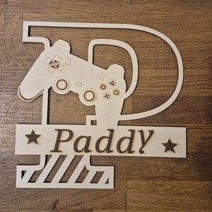 Türschild, Namensschild, Kinderzimmer, Jugendzimmer, Zocker, Holz