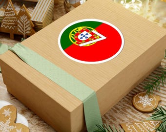 Portugal World Flag Cristiano Ronaldo Number 7 Sticker | Kiss-Cut Vinyl Portugal Cup Decal