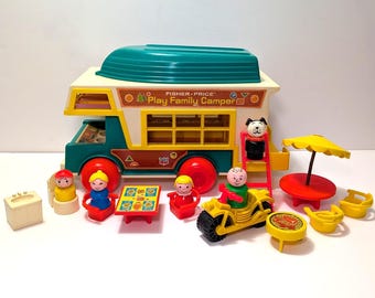 Complete Your Camper #994 Vintage Fisher Price Little People Set - Replacement Figures & Pieces Sold Individually