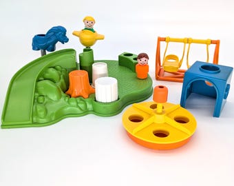 Complete Your Playground #2525 Vintage Fisher Price Little People Set by Piece – Sold Individually
